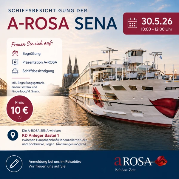 Schiffsbesichtigung A-ROSA SENA