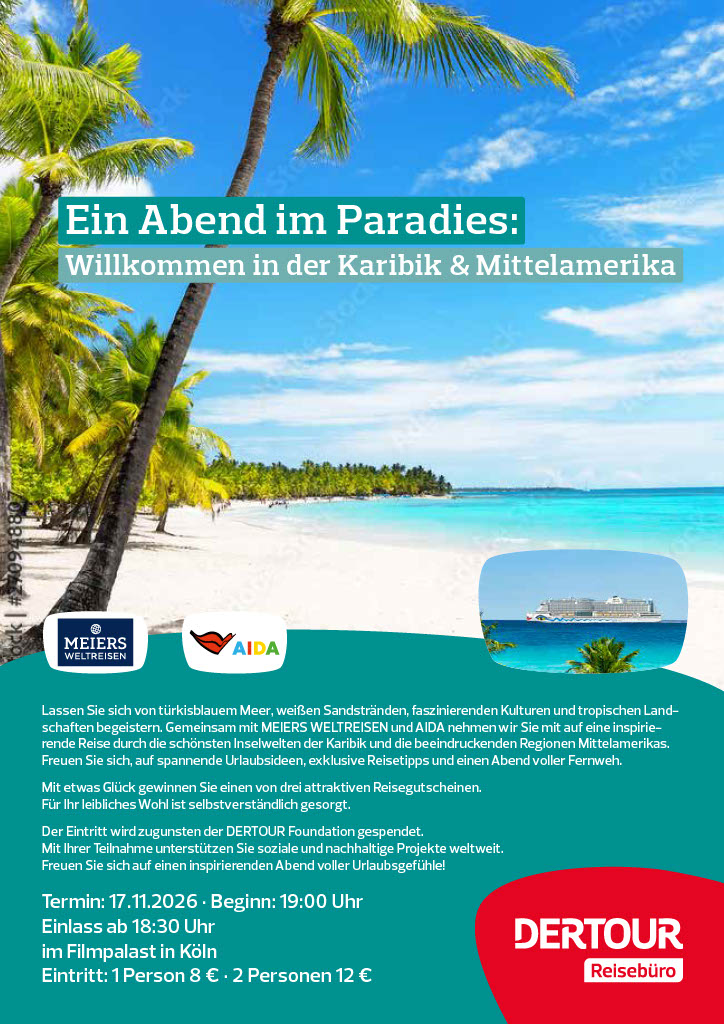 Ein Abend im Paradies- Willkommen in der Karibik und Mittelamerika