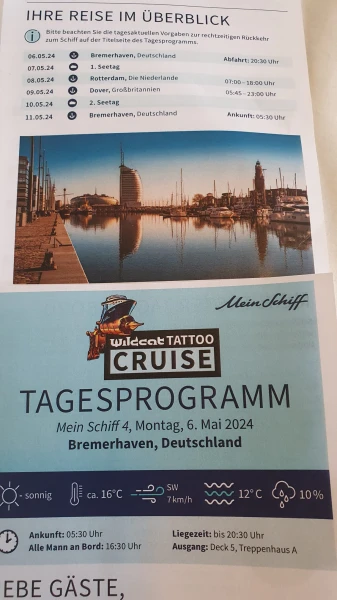 Die Tattoo Cruise / Mein Schiff 4