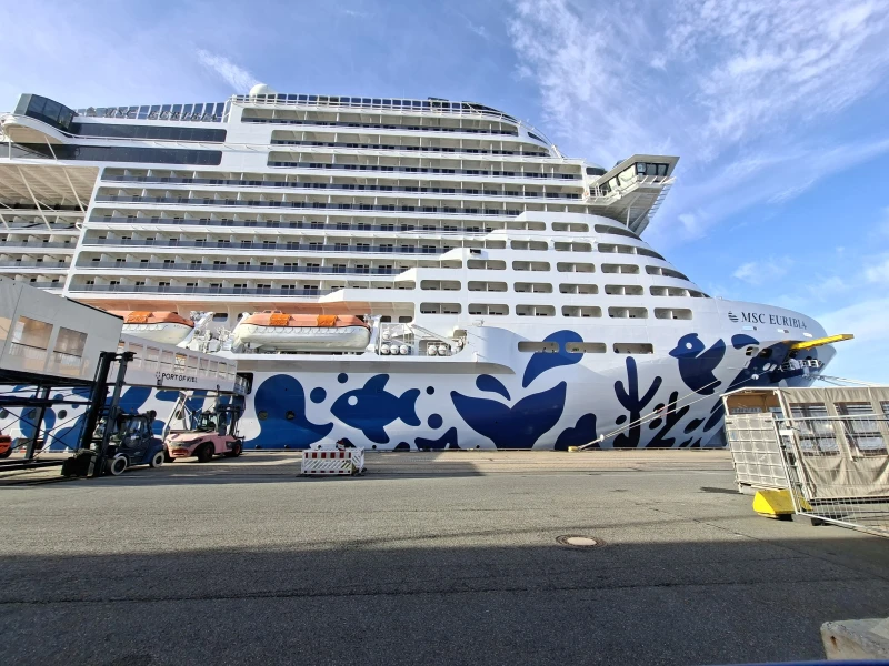 Schiffsbesichtigung MSC Euribia